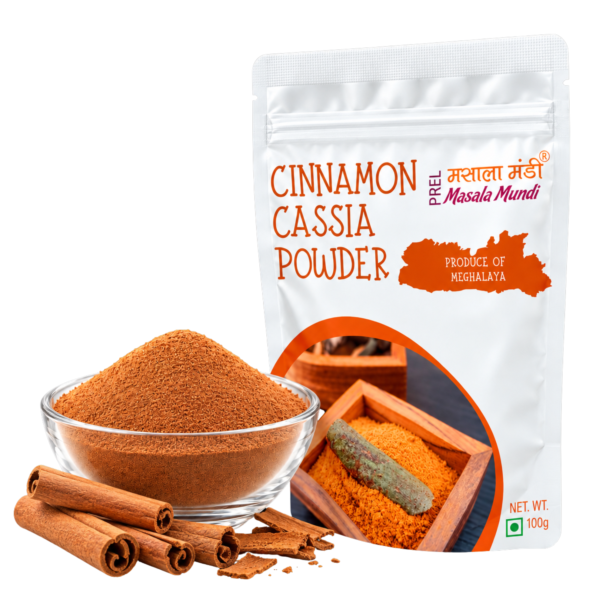 Cinnamon Cassia Powder 100 gm pack of 1