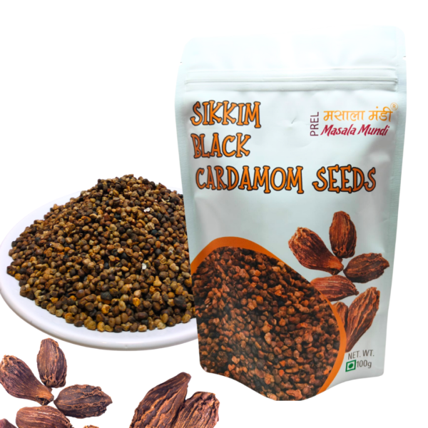 Sikkim Black Cardamom seeds 100 gm ( Pack of 1)