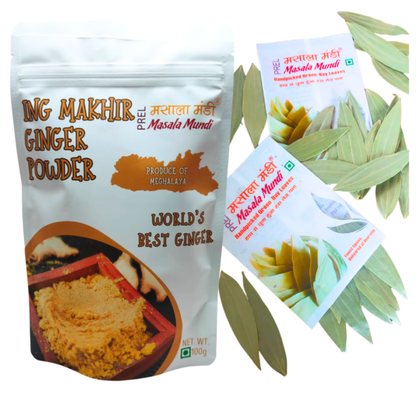 Ing Makhir Ginger Powder 100g and Bay leaf 20gm