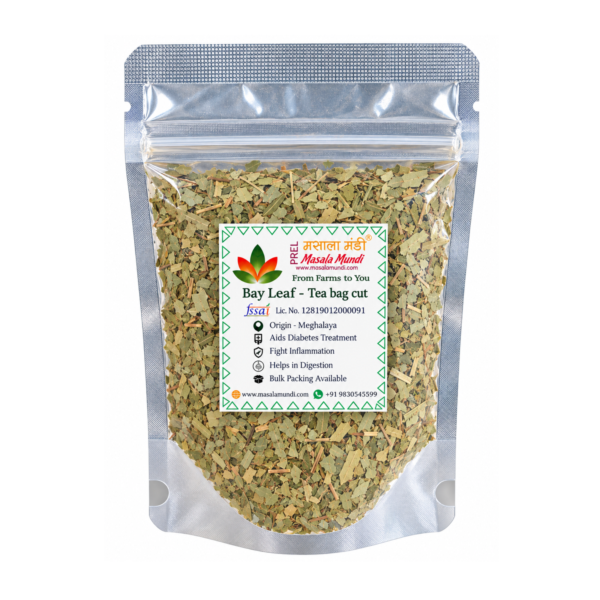 Bay Leaf Tea Bag Cut ā 50 g