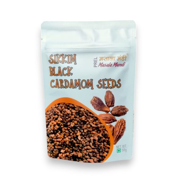 Sikkim Black Cardamom Seeds 50gm pack of 1