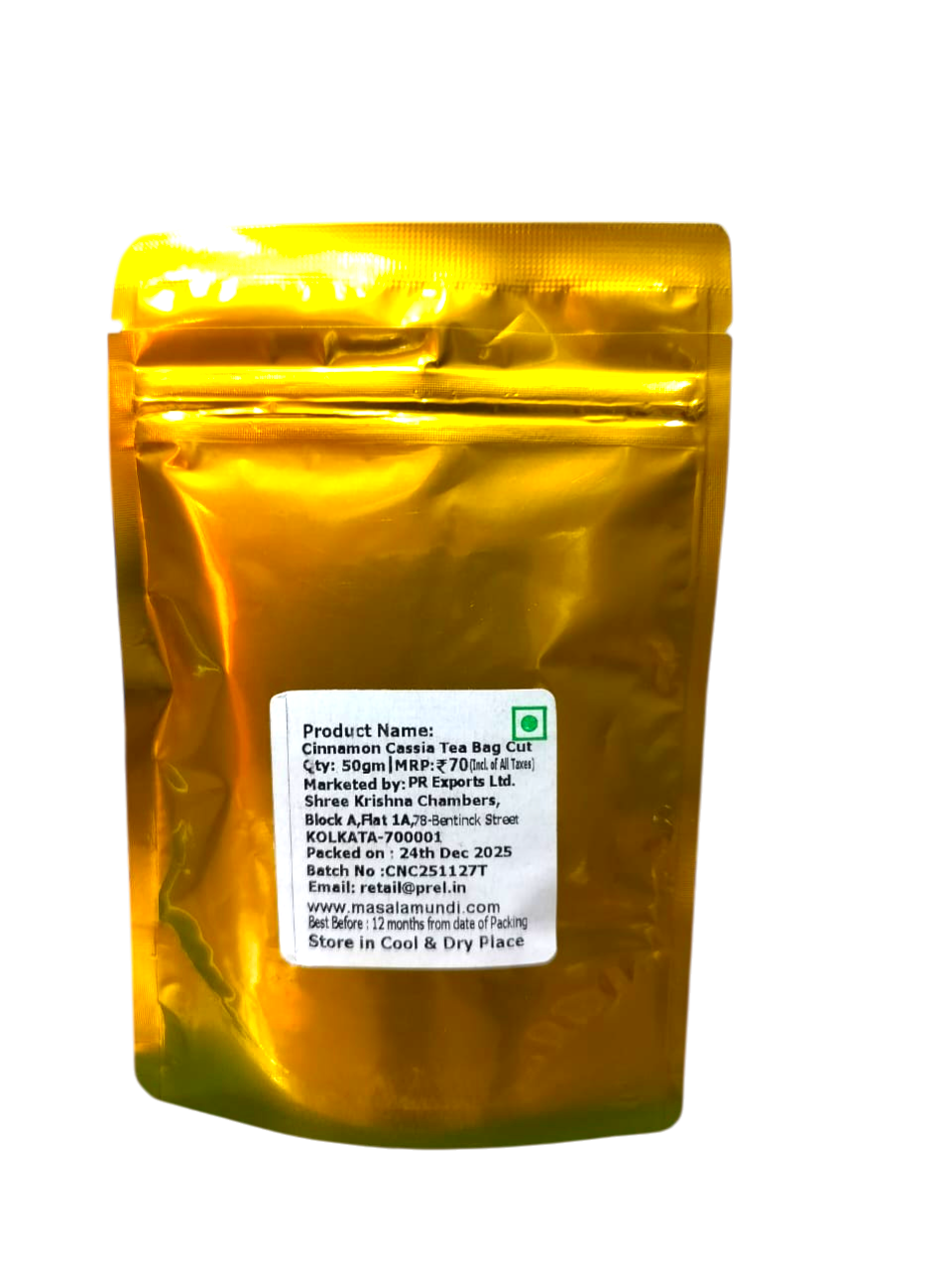 Cinnamon Cassia Tea Bag Cut 50gm pack of 1