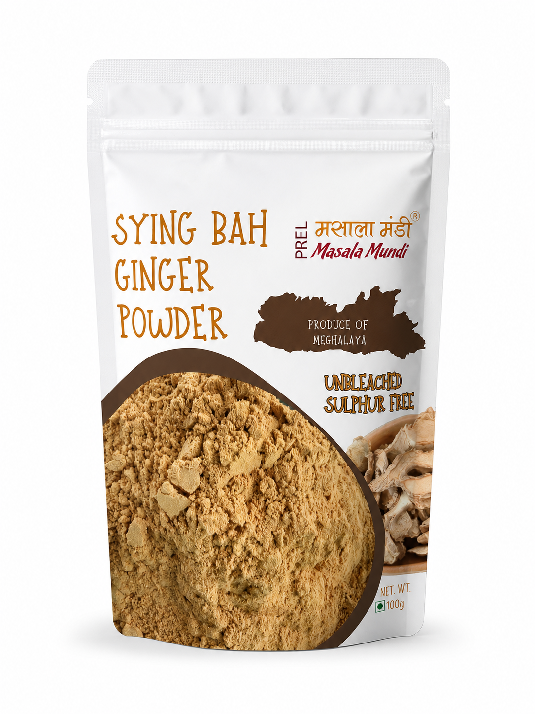 Meghalaya Syingbah Ginger Powder | 100g | Pack of 1