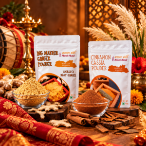 Ing Makhir Ginger 100g + Cinnamon 100g - Northeast Flavour Duo